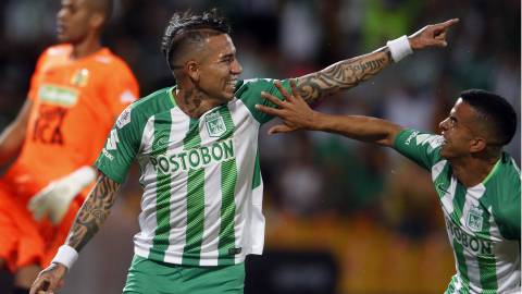 Dayro Moreno marcó doblete en la victoria de Nacional 3-2 sobre Alianza Petrolera 